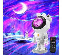 Projecteur de ciel étoilé avec lune - 17 modes d'éclairage aurora, mode fête avec lampe aurore boréale, télécommande avec minuterie, décoration d'intérieur, Cadeaux Noël Pour Enfants et Adultes