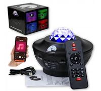 Projecteur de ciel étoilé HD 360° - Projecteur galaxie avec 21 scènes RVB Laser 532 nm Bluetooth 5.2 - Minuteur et télécommande - Veilleuse LED pour enfants et adultes - Décoration de chambre à