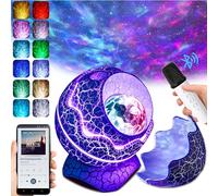 Projecteur de Ciel étoilé Led Enfants, Oeuf Dinosaure Projecteur Galaxy Projecteur d'étoiles Avec Télécommande Et Haut-parleur Bluetooth, Bruit Blanc Veilleuse Chambre Cadeau Déco