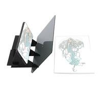 Projecteur de dessin optique - GOTOTOP - Kit créatif - Support pour téléphone - 2 planches à dessin - 5 supports