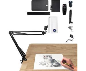 Projecteur de dessin portable pour croquis et traçage, outil d'art étanche avec traceur de règles du Royaume-Uni