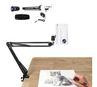 Projecteur de Dessin Portable, projecteur d'art pour Le traçage, projecteur de Croquis Intelligent, Connexion sans Fil sur Le même écran, pour Le Dessin à Faire soi-même(White,0.6m)