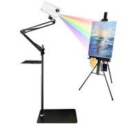 Projecteur De Dessin, Projecteur Artistique pour Le Traçage De Dessins Et De Peintures, Outil De Traçage Intelligent Portable avec Télécommande Et Support, Connectivité Wi-FI Et USB pour Le