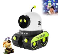 Projecteur de Dessins Animés pour Enfants, Veilleuse Dinosaure Colaborateam, Lampe de Chambre D'enfant avec 6 Diapositives et Rotation à 360°(Ordinary Package,1PC)