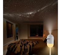Projecteur de galaxie 2 en 1, projecteur de ciel étoilé et veilleuse, projecteur d'étoiles planétarium, lampe LED réglable à 360°, image HD pour chambre à coucher, couloir, plafond