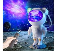 Projecteur de Galaxie D'astronaute Starry Sky Night Light, Projecteur D'étoile D'astronaute avec Nébuleuse, projecteur ciel etoile