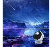Projecteur de galaxie et planétarium avec étoiles filantes pour enfants et adultes, 12 disques en qualité HD, projection de galaxies, étoiles, planètes et nébuleuse spatiale