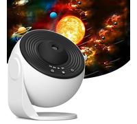 Projecteur de galaxie, projecteur d'étoiles de planétarium avec 13 disques galaxies remplaçables 4K, lampe LED pour enfants et adultes, idéal pour la chambre à coucher, le plafond, la décoration