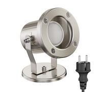 Projecteur de jardin à LED MIBU pour l'extérieur acier inoxydable in