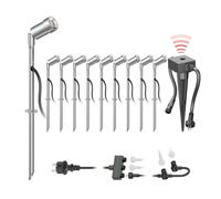 Projecteur de jardin à LED Spico avec piquet de terre et capteur crépusculaire [EEK: F]