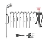 Projecteur de jardin à LED Spico avec piquet de terre et capteur crépusculaire