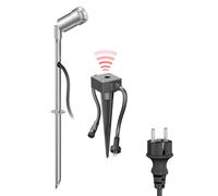 Projecteur de jardin à LED Spico avec piquet de terre et capteur crépusculaire