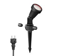 Projecteur de jardin avec piquet de terre PIRK avec fiche Schuko pour