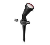 Projecteur de jardin avec piquet de terre PIRK pour l'extérieur noir incl. LED