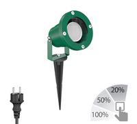 Projecteur de jardin DUK avec piquet de terre pour l'extérieur IP65 fiche verte [EEK: F]