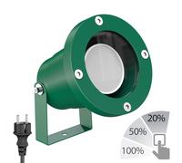 Projecteur de jardin DUK pour extérieur IP65 fiche verte incl. GU10 LED 3 [EEK: F]
