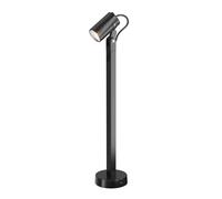 Projecteur De Jardin Lampe De Chemin Extérieur 60 Cm Parasol Pivotant Noir IP65