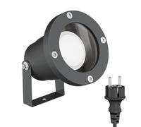 Projecteur de jardin LED DUK anthracite pour extérieur IP65 in mpoule GU10