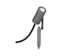 Projecteur de jardin LED Radix Paulmann 1x5,5W IP65 3000K Gris