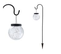 Projecteur De Jardin Solaire Pearl Ip44 120x180mm 2900k 1,2lm Verre#Noir