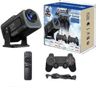 Projecteur de Jeux HiFi 2 en 1 Puce Professionnelle Projecteur Android avec 2 contrôleurs de sans Fil 20 000