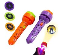 Projecteur de Lampe Torche pour - Jouet de Torche sur Le thème d'halloween, projecteur Brillant d'halloween Kids | Divertissement de Chambre amélioré, Apprentissage cognitif Toy de