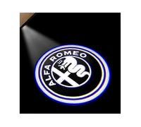 Projecteur de logo de voiture éclairage de bienvenue pour Alfa Romeo Stelvio Mito Giulietta lot de 2