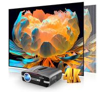 Projecteur de lumière du jour 4K Ultra HD 1500 haute ANSI Smart Home Cinéma avec WiFi 6, Bluetooth, NFC, applications de streaming, proyecteur diurne lumineux, HDR10+, mise au point automatique, HDMI