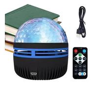 Projecteur de lumière Galaxie, projecteur d'Projecteur d'eau Galaxy Star avec 14 Effets de lumière | à intensité Variable pour Chambre à Coucher, télécommande et Rechargeable par USB