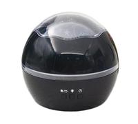 Projecteur de lumière nuit, projecteur d'étoiles avec 8 effets, 2 films projection, chargement USB, rotation à 360 ° for chambre d'enfant et adulte, plafond, fête, salle jeux, bar, bleu(Black)