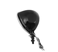 Projecteur De Moto Lampe Phare De Moto Personnalisé Vintage, Triangle, pour Cafe, pour Racer, pour Chopper, pour Bobber(Black Chrome Clear)