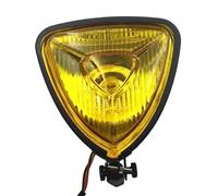 Projecteur De Moto Lampe Phare De Moto Triangle Noir Universel pour Kawasaki