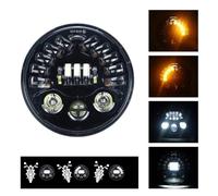 Projecteur De Moto Lampe Phare Moto LED Clignotant Adaptatif Projecteur Phare 7 Pouces Universel pour BMW pour R9T pour R-Nine T 2014 2015 2016 2017 2018 2019 2020 2021 2022(Turn Signal Style1)