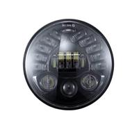 Projecteur De Moto Lampe pour BMW pour R pour NineT pour R9T Phare LED 7 Pouces Adaptatif Rond Moto Projecteur LED Phare Feux De Croisement(Le Noir)