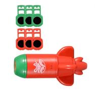 Projecteur de Noël d'intérieur en forme de fusée, lampe d'ambiance USB avec | Projecteur de vacances robuste pour Noël, plafond, mur, fête, vacances, dortoir, hôtel, maison, design charmant