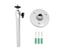 Projecteur de plafond mural en métal, filetage 6mm, support de projecteur robuste de 22cm, support de caméra DV rotatif