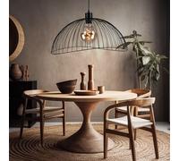 Projecteur de plafond suspendu vintage lampe à pendule à filament rétro avec lumière de cage dans un ensemble comprenant des ampoules LED