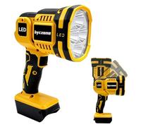 Projecteur de poche pour batterie Dewalt 20 V, 1500 lm LED, lampe de poche avec 2 modes et tête pivotante à 90°, pour atelier, camping, chantier (batterie non incluse)