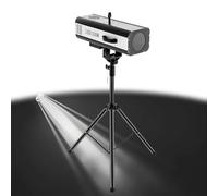 Projecteur de poursuite LED avec fonction de focalisation du faisceau, projecteur six couleurs, adapté aux événements, théâtres, discothèques, fêtes et spectacles.