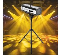 Projecteur de poursuite LED compatible avec les filtres de couleur, projecteur de poursuite LED avec trépied réglable, adapté aux événements, théâtres, discothèques, fêtes.