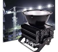 Projecteur De Recherche À LED - Projecteur De Recherche 85V-265V, Projecteur À Faisceau LED, L'éclairage De Secours Et Les Applications D'éclairage Pour Les Travaux D'ingénierie.(Warm light,500w)