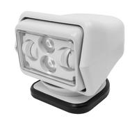 Projecteur de recherche LED - 60 W - 600 m - Avec télécommande et pied magnétique - Lumière de recherche à 360° - Pour SUV, ATV, bateau, IP67 - Blanc