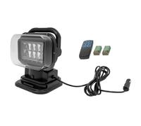 Projecteur de Recherche LED Lampe de Travail télécommandée par Radio Travail Peut pivoter de 360° vers Gauche Droite Peut être utilisé pour Camping randonnée Protection Nature l'éclairage d'urgence