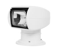 Projecteur de recherche télécommandé, 100 W, pour bateaux, yachts de nuit, patrouilles de mer, police de l'eau, bateaux de pêche et autres opérations d'eau (blanc)
