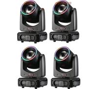 Projecteur de scène, 120W LED, contrôle DMX, RGBW 4IN1, 4 pièces dans un carton, prise EU