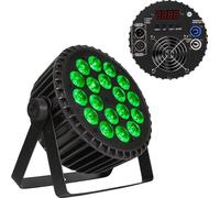 Projecteur de scène, consommation 216W, contrôle DMX, LED longue durée, 4pcs 18x18W, prise EU