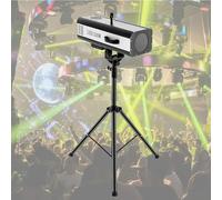 Projecteur de scène LED haute puissance avec trépied réglable, faisceau manuel, idéal pour les événements, les théâtres, les discothèques, les fêtes et les spectacles.