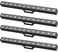 Projecteur de scène, LED RGB et blanches, plusieurs modes de fonctionnement, noir, prise EU