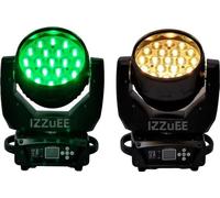 Projecteur de scène, LED RGBW, contrôle DMX, zoom 6°-50°, 2 lumières
