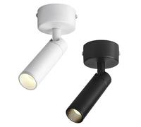 Projecteur de Scène, Plafonnier LED COB 5 W, angle de faisceau étroit de 8 °, éclairage d'allée, spot mural de fond, for salon, hôtel(White 10cm Head,3000K)